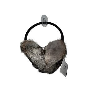 Coach Earmuffs Rabbit Fur NWT